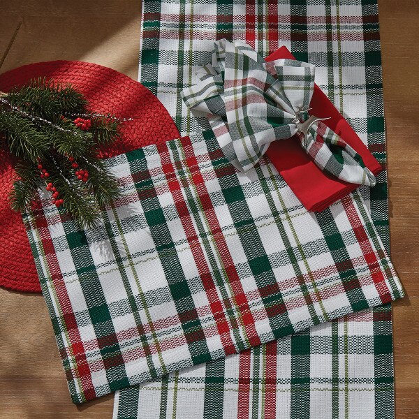 Grace Plaid Placemat Split P